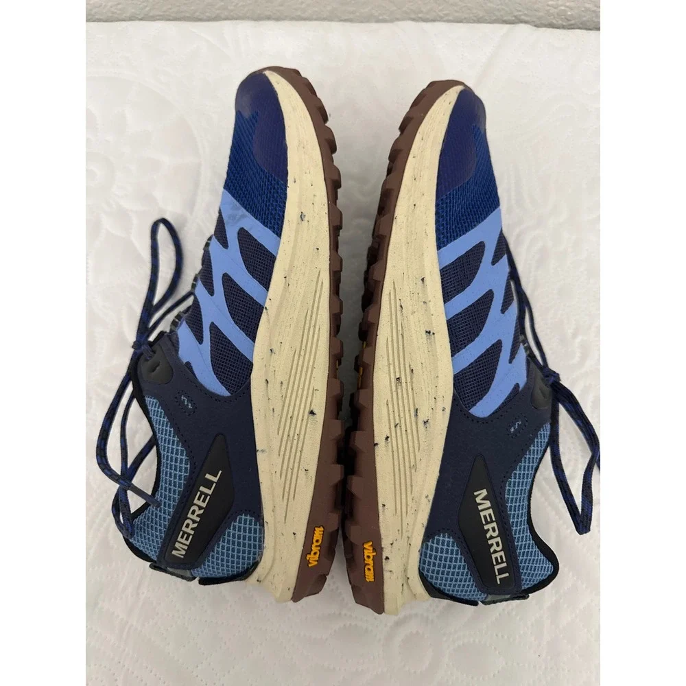 Merrell Nova 3 Blue Trail Running Shoes J068203 Men's Size 10